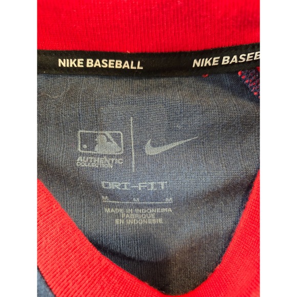 Los Angeles Angels x Nike Baseball Shirt Mens M Blue L/S Center Swoosh Dri Fit - Picture 3 of 10